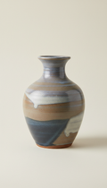 Hand-Thrown Ceramic Vase with Matte Glaze