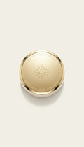 Ivory and gold compact powder